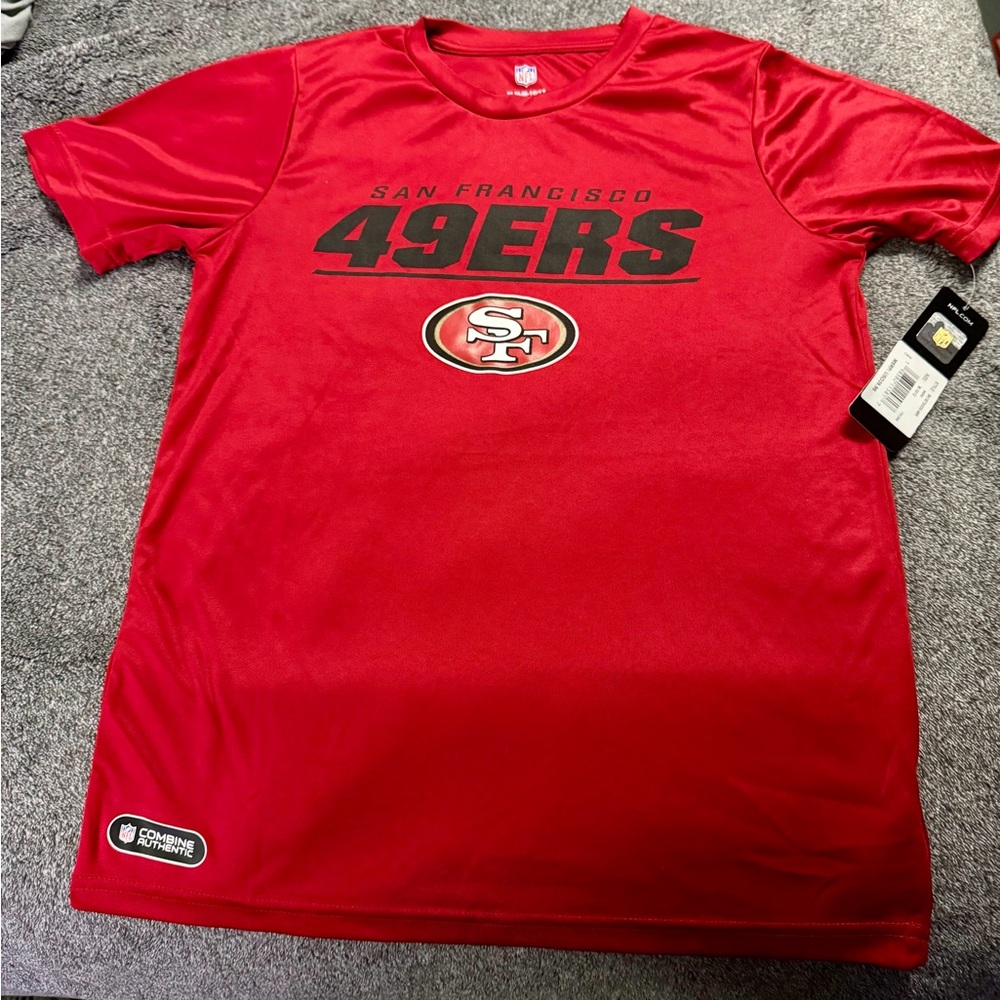 NFL Red 49ers Apparel with Logo Boys